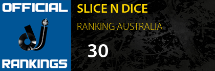 SLICE N DICE RANKING AUSTRALIA