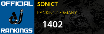 SONICT RANKING GERMANY