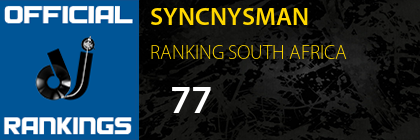 SYNCNYSMAN RANKING SOUTH AFRICA
