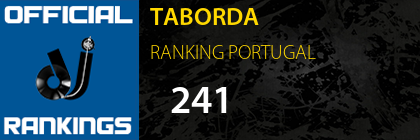 TABORDA RANKING PORTUGAL