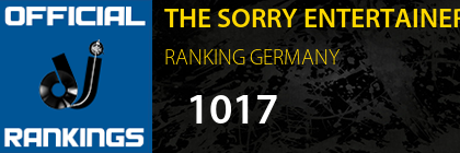 THE SORRY ENTERTAINERS RANKING GERMANY