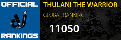 THULANI THE WARRIOR GLOBAL RANKING