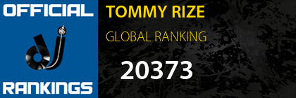 TOMMY RIZE GLOBAL RANKING