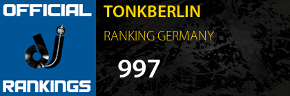 TONKBERLIN RANKING GERMANY