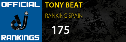 TONY BEAT RANKING SPAIN