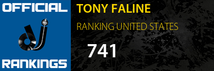 TONY FALINE RANKING UNITED STATES