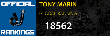 TONY MARIN GLOBAL RANKING