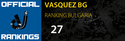 VASQUEZ BG RANKING BULGARIA