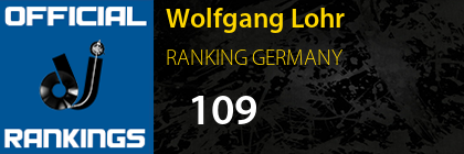 Wolfgang Lohr RANKING GERMANY