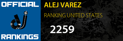 ALEJ VAREZ RANKING UNITED STATES