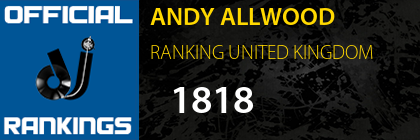 ANDY ALLWOOD RANKING UNITED KINGDOM