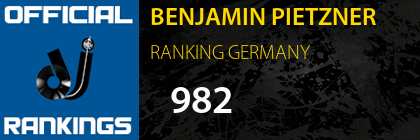 BENJAMIN PIETZNER RANKING GERMANY