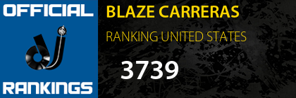 BLAZE CARRERAS RANKING UNITED STATES