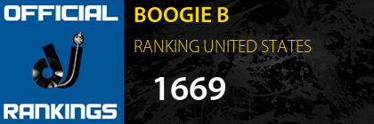 BOOGIE B RANKING UNITED STATES