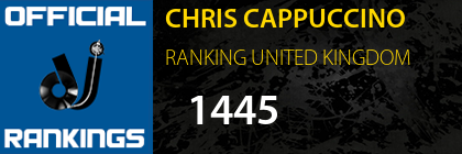 CHRIS CAPPUCCINO RANKING UNITED KINGDOM