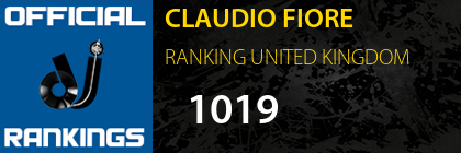 CLAUDIO FIORE RANKING UNITED KINGDOM