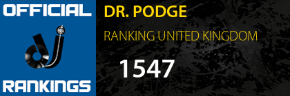 DR. PODGE RANKING UNITED KINGDOM