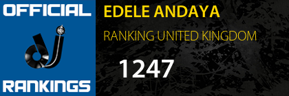 EDELE ANDAYA RANKING UNITED KINGDOM