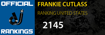FRANKIE CUTLASS RANKING UNITED STATES