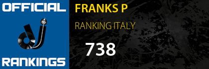 FRANKS P RANKING ITALY