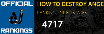 HOW TO DESTROY ANGELS RANKING UNITED STATES