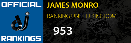 JAMES MONRO RANKING UNITED KINGDOM