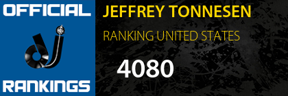 JEFFREY TONNESEN RANKING UNITED STATES