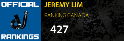 JEREMY LIM RANKING CANADA