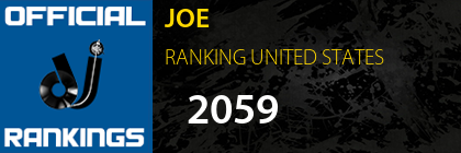 JOE RANKING UNITED STATES