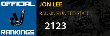 JON LEE RANKING UNITED STATES