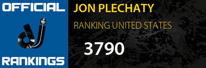 JON PLECHATY RANKING UNITED STATES