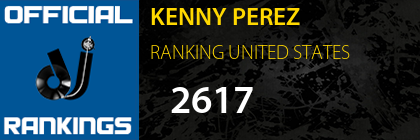 KENNY PEREZ RANKING UNITED STATES