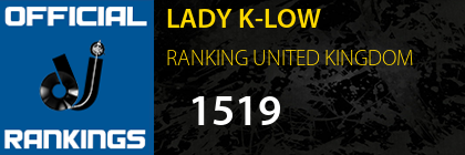 LADY K-LOW RANKING UNITED KINGDOM