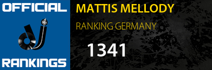 MATTIS MELLODY RANKING GERMANY