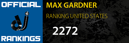 MAX GARDNER RANKING UNITED STATES
