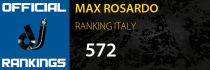 MAX ROSARDO RANKING ITALY