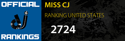 MISS CJ RANKING UNITED STATES