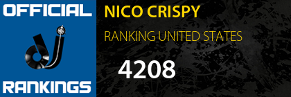 NICO CRISPY RANKING UNITED STATES
