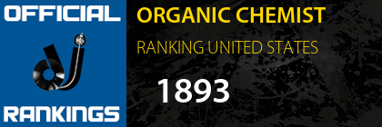 ORGANIC CHEMIST RANKING UNITED STATES