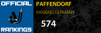 PAFFENDORF RANKING GERMANY