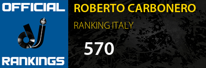 ROBERTO CARBONERO RANKING ITALY