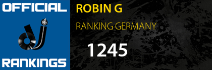 ROBIN G RANKING GERMANY