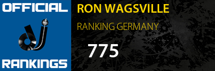 RON WAGSVILLE RANKING GERMANY