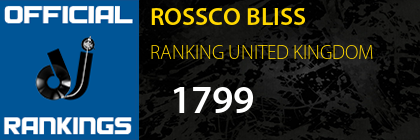 ROSSCO BLISS RANKING UNITED KINGDOM