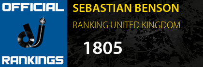 SEBASTIAN BENSON RANKING UNITED KINGDOM