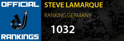 STEVE LAMARQUE RANKING GERMANY