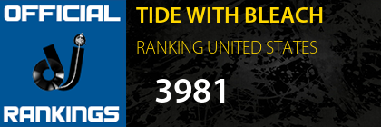 TIDE WITH BLEACH RANKING UNITED STATES