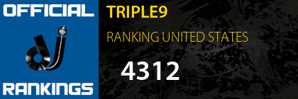 TRIPLE9 RANKING UNITED STATES