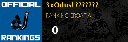 3xOdus! ᵈᵘᵇˢᵗᵉᵖ RANKING CROATIA