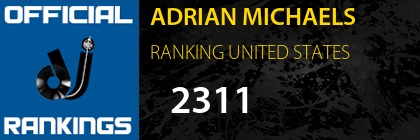 ADRIAN MICHAELS RANKING UNITED STATES